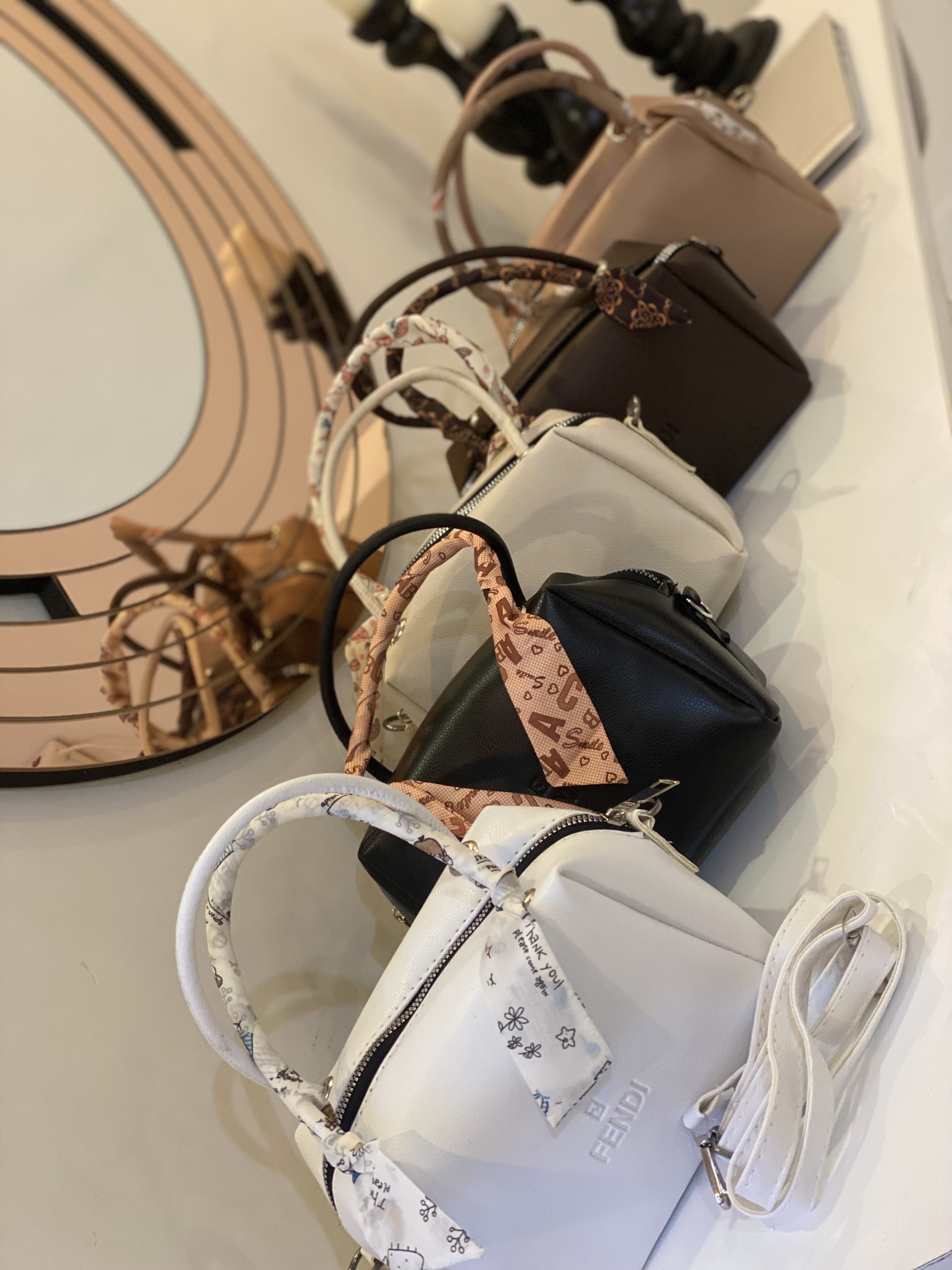 کیف پینترستی طرح فندی دوشی و دستی دخترانه🎀💖🛍️